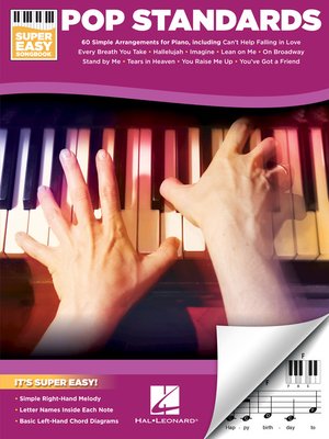 cover image of Pop Standards--Super Easy Songbook